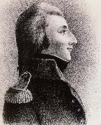 Thomas Pakenham Wolfe Tone in the Uniform of a French Adjutant general as he apeared at his court-martial in Dublin oil on canvas